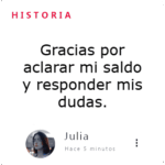 historia respuesta